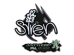 Sticker | S1ren (Glitter) | Antwerp 2022 image
