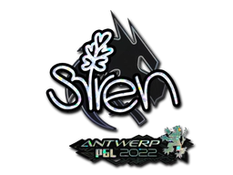 Sticker | S1ren (Glitter) | Antwerp 2022 image