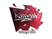 Sticker | karrigan (Foil) | Cologne 2016 image