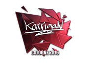 Sticker | karrigan (Foil) | Cologne 2016 image