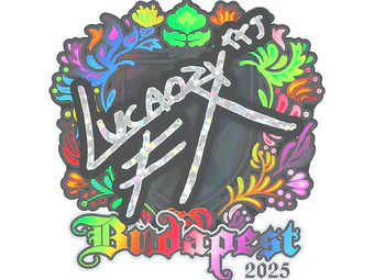 Sticker | Lucaozy (Holo) | Budapest 2025 image