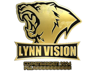 Sticker | Lynn Vision (Gold) | Copenhagen 2024