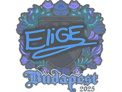 Sticker | EliGE | Budapest 2025 image