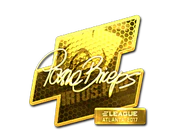 Sticker | pashaBiceps (Gold) | Atlanta 2017 image