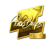 Sticker | pashaBiceps (Gold) | Atlanta 2017 image