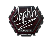 Sticker | dephh | London 2018 image