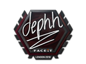 Sticker | dephh | London 2018 image