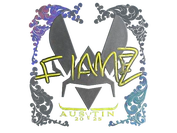 Sticker | FlameZ (Holo) | Austin 2025 image