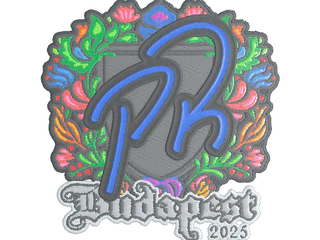 Sticker | PR (Embroidered) | Budapest 2025