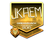 Sticker | jkaem (Gold) | Cluj-Napoca 2015 image