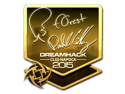 Sticker | f0rest (Gold) | Cluj-Napoca 2015 image