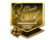 Sticker | f0rest (Gold) | Cluj-Napoca 2015 image