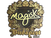 Sticker | Magisk (Gold) | Budapest 2025 image