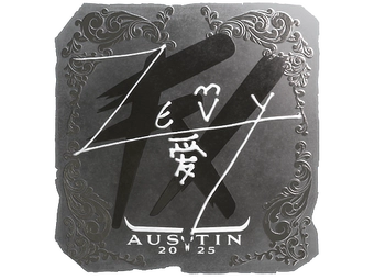 Sticker | zevy (Foil) | Austin 2025 image