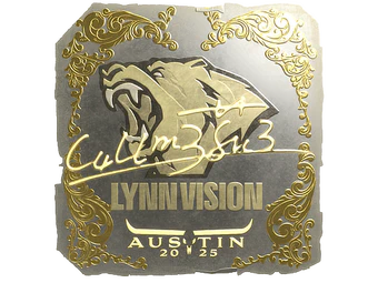 Sticker | C4LLM3SU3 (Gold) | Austin 2025 image