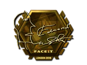 Sticker | Edward (Gold) | London 2018 image