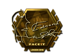 Sticker | Edward (Gold) | London 2018 image