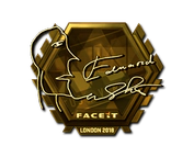 Sticker | Edward (Gold) | London 2018 image
