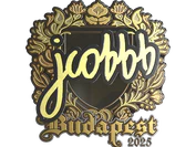 Sticker | jcobbb (Gold) | Budapest 2025 image