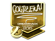 Sticker | coldzera (Gold) | Cluj-Napoca 2015 image