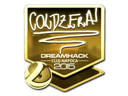 Sticker | coldzera (Gold) | Cluj-Napoca 2015 image