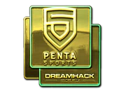 Sticker | PENTA Sports (Gold) | DreamHack 2014 image