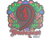 Sticker | nin9 (Embroidered) | Budapest 2025 image