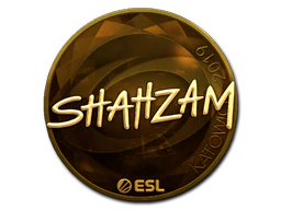 Sticker | ShahZaM (Gold) | Katowice 2019 image