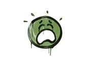 Sealed Graffiti | QQ (Battle Green) image