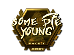 Sticker | sdy (Gold) | London 2018 image