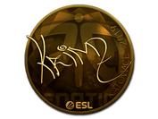 Sticker | KRIMZ (Gold) | Katowice 2019 image