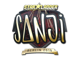 Sticker | SANJI (Gold) | Berlin 2019 image