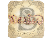 Sticker | alex666 | Austin 2025 image