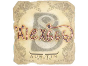 Sticker | alex666 | Austin 2025 image