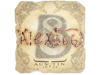 Sticker | alex666 | Austin 2025