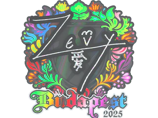 Sticker | zevy (Holo) | Budapest 2025