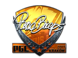 Sticker | pashaBiceps (Foil) | Krakow 2017 image