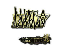 Sticker | chelo (Gold) | Antwerp 2022 image
