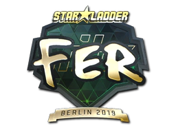 Sticker | fer (Gold) | Berlin 2019 image