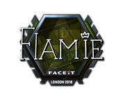 Sticker | flamie (Foil) | London 2018 image