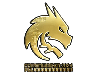 Sticker | Team Spirit (Gold) | Copenhagen 2024 image