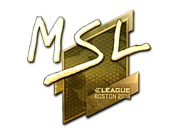 Sticker | MSL (Gold) | Boston 2018 image