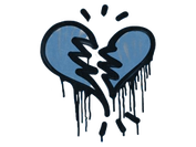 Sealed Graffiti | Broken Heart (Monarch Blue) image