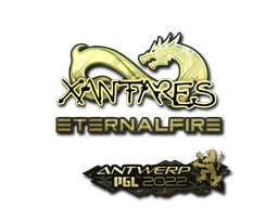 Sticker | XANTARES (Gold) | Antwerp 2022 image