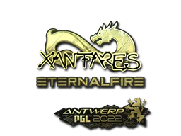 Sticker | XANTARES (Gold) | Antwerp 2022 image