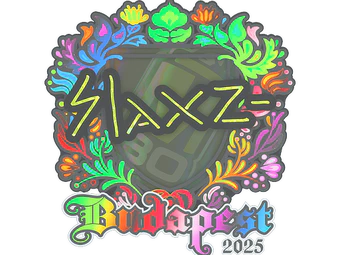 Sticker | slaxz- (Holo) | Budapest 2025 image
