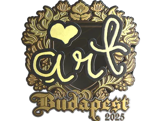 Sticker | arT (Gold) | Budapest 2025