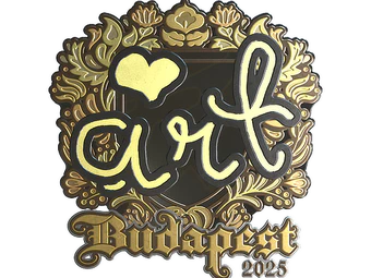 Sticker | arT (Gold) | Budapest 2025 image