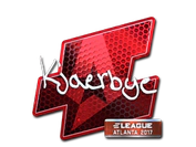 Sticker | Kjaerbye (Foil) | Atlanta 2017 image