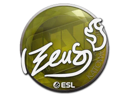 Sticker | Zeus | Katowice 2019 image